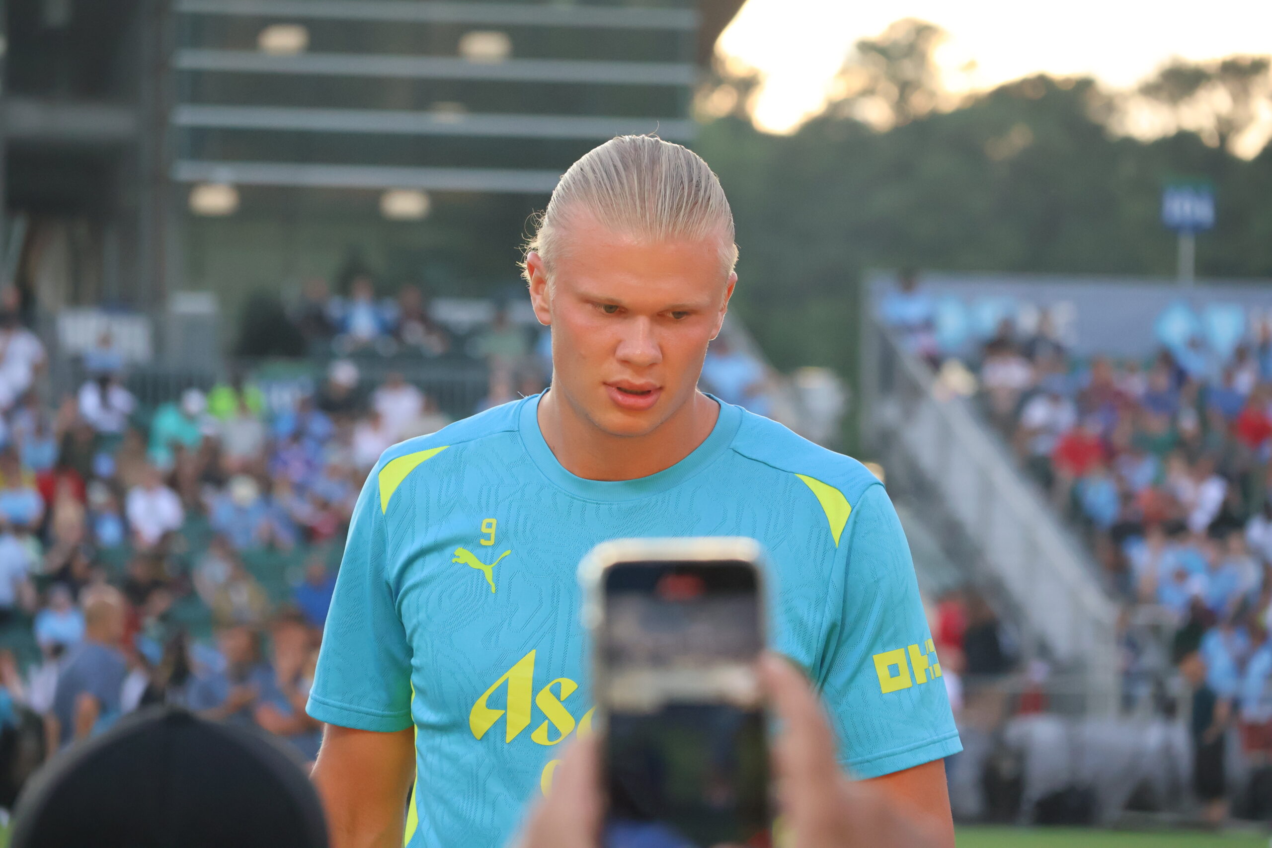 Erling Haaland bersama Manchester City