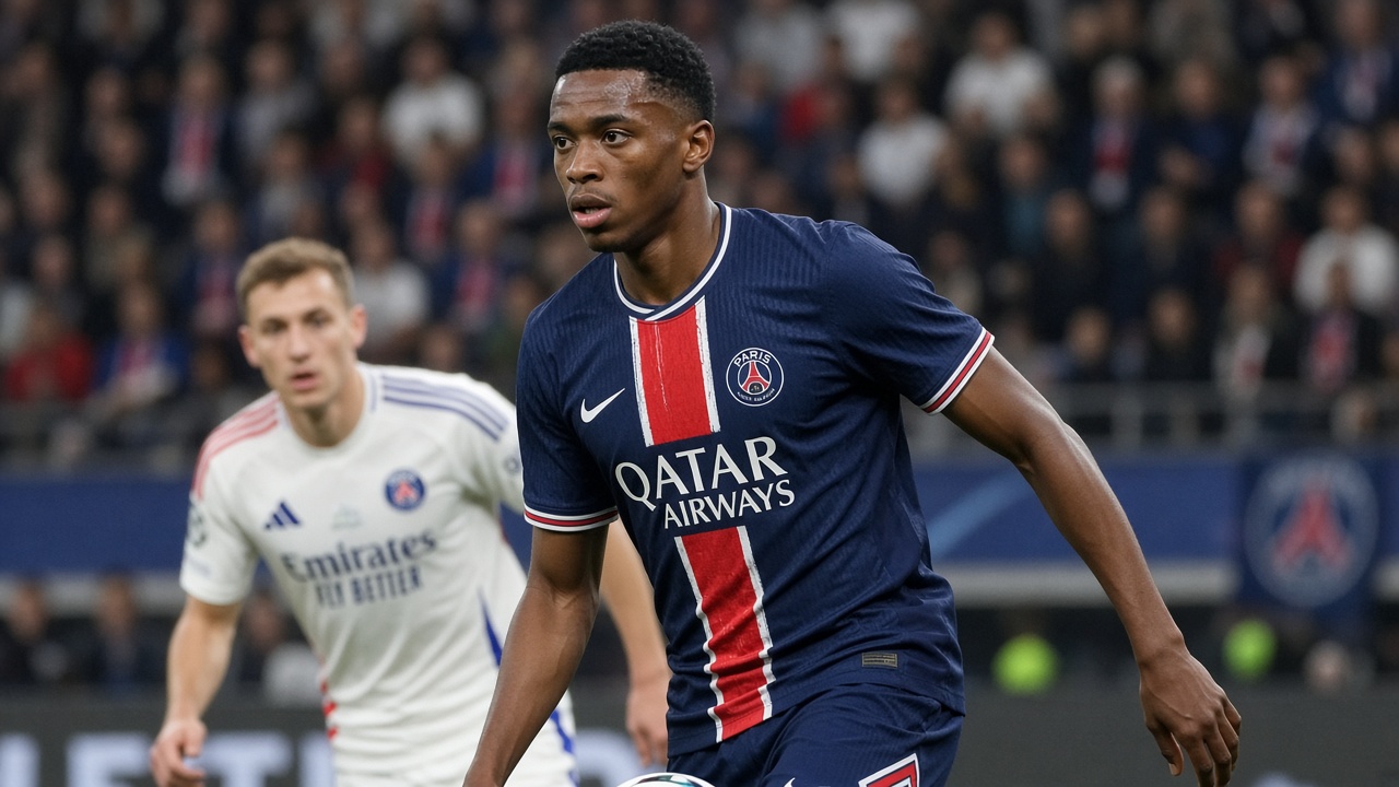 Pemain PSG dengan seragam navy terkini