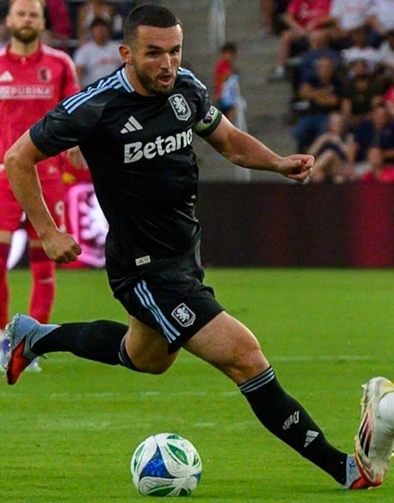 John McGinn saat Aston Villa lawan St. Louis City, Juli 2025