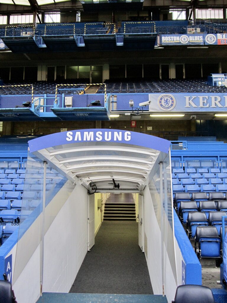 Terowongan pemain Stamford Bridge, 10 Februari 2013