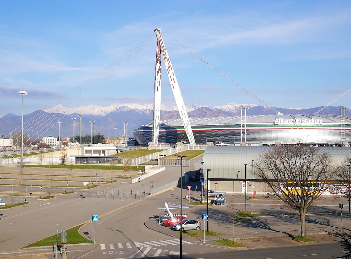 Allianz Stadium, markas Juventus, 9 April 2018